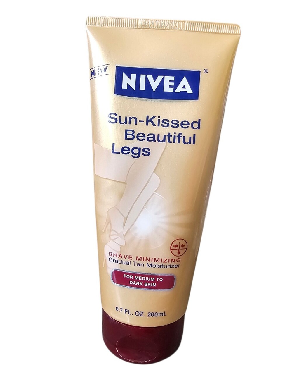 Nivea Sun Kissed‎ Beautiful Legs Shave Minimizing Gradual Tan Moisturizer READ